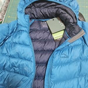L.L. Bean Blue and Navy Quilted Jacket